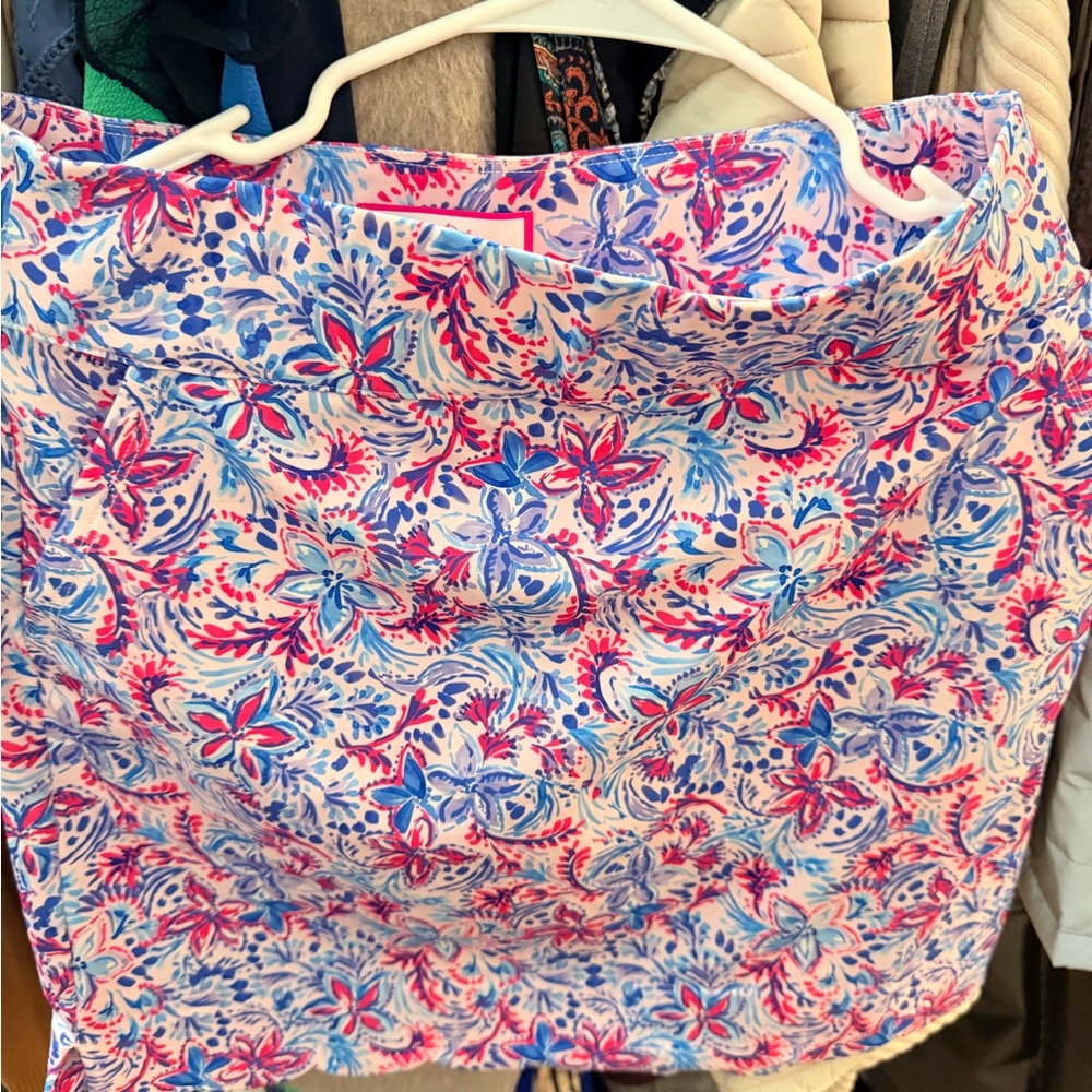 Floral Print Women’s Skort in Pink & Blue
